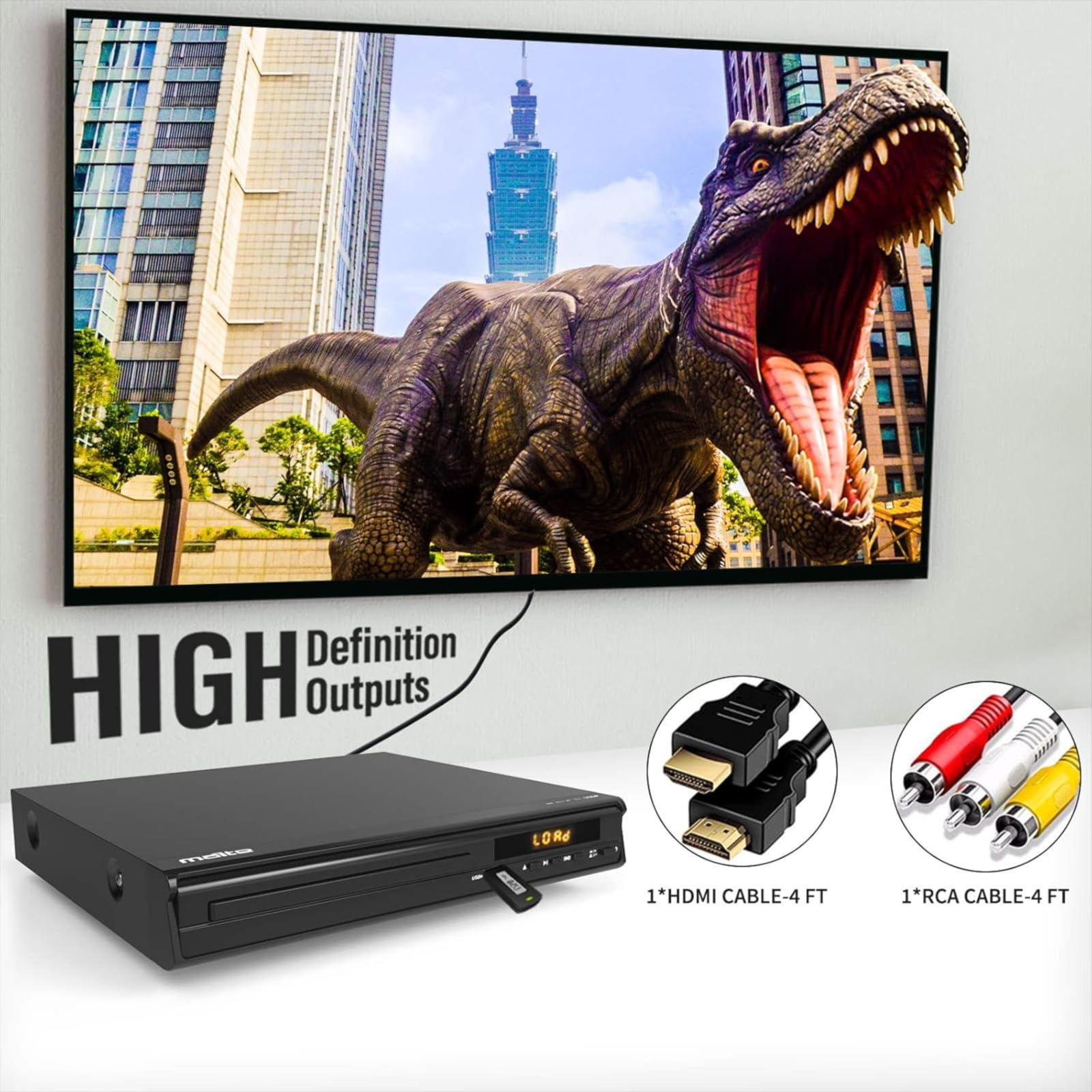 Amazon.com: DVD Player, HDMI AV Output, All Region Free CD